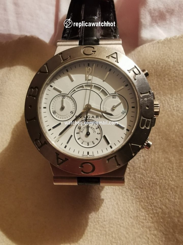 Bulgari Diagono Mens watch Unisex Automatic White gold CHW40GAM