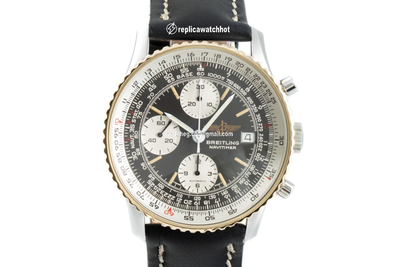 Breitling Old Navitimer Mens watch Unisex Automatic Gold Steel 81610