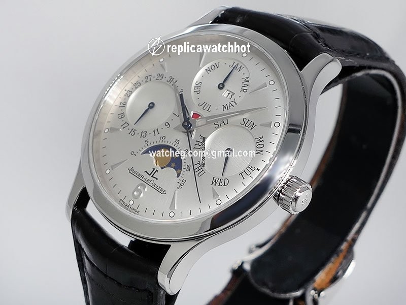 Jaeger-LeCoultre Master Ultra Thin Perpetual Mens watch Unisex Automatic Steel 140.8.80.S