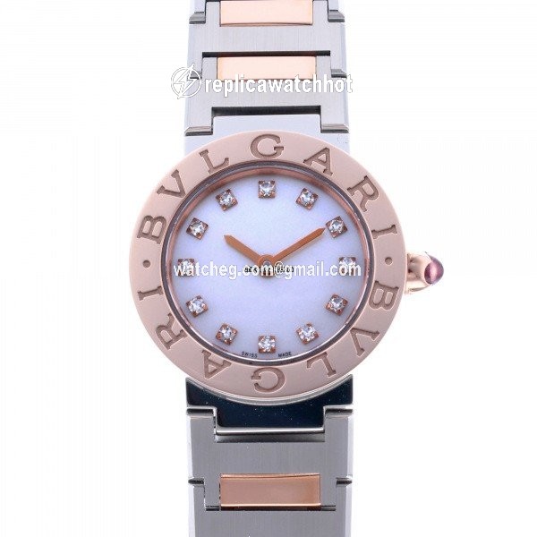 Bulgari Bulgari Quartz Gold Steel BBL23WSPG 12