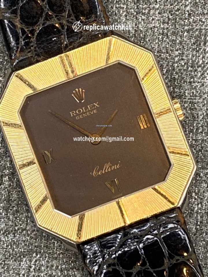 Rolex Cellini Mens watch Unisex Gold Steel Manual winding 4150