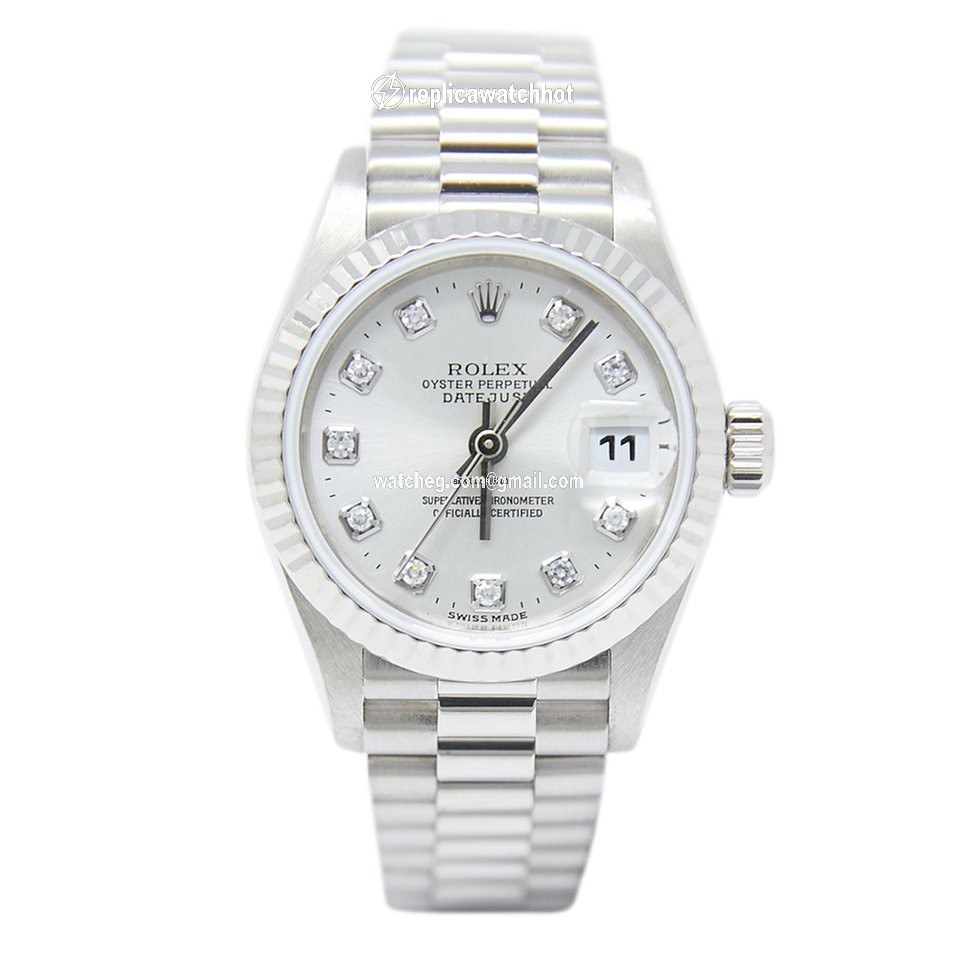 Rolex Lady-Datejust Womens watch White gold Automatic 79179