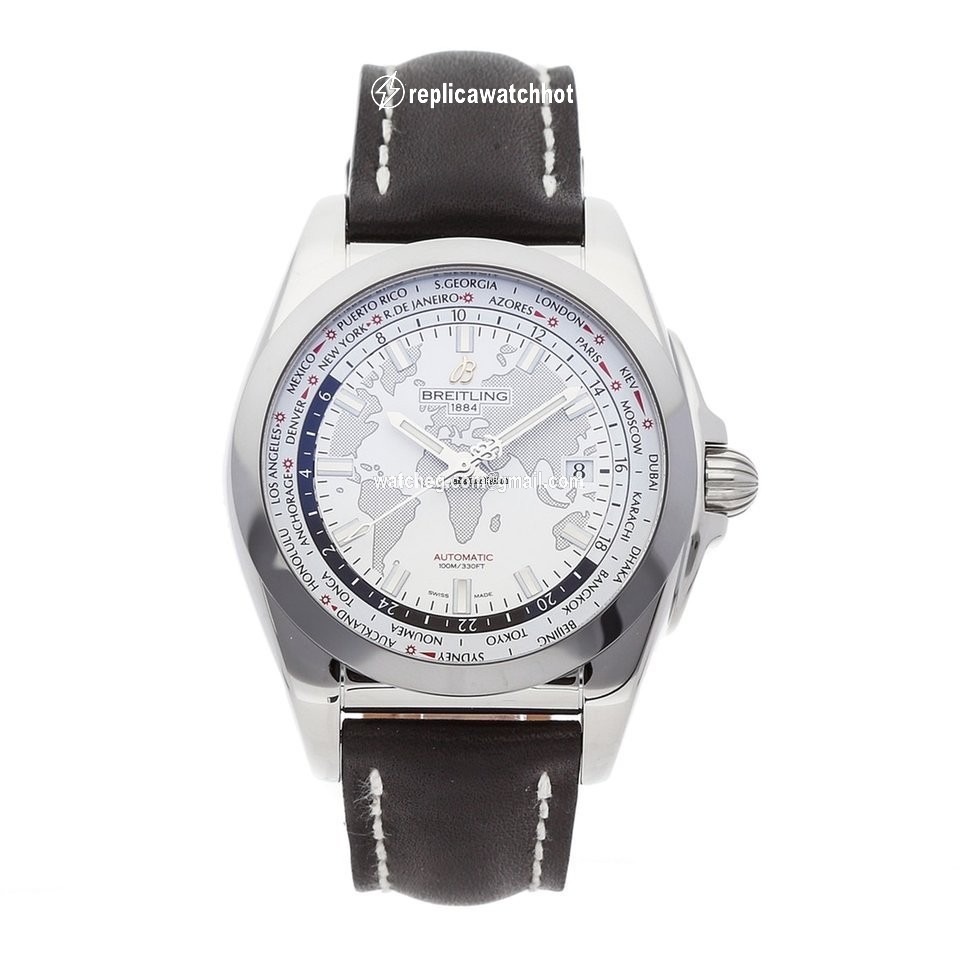 Breitling Galactic Unitime Mens watch Unisex Automatic Steel WB3510U0 A777