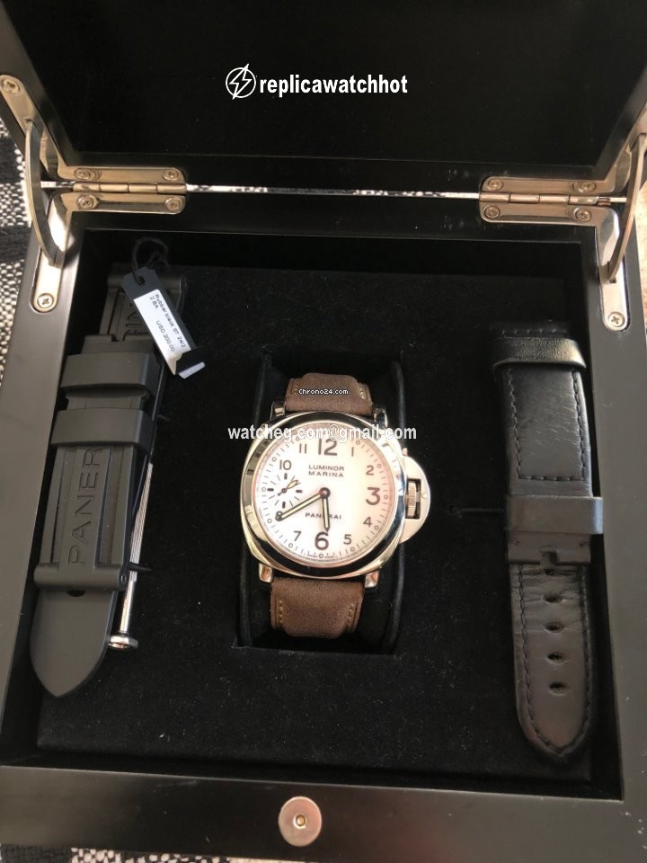 Panerai Luminor Marina Mens watch Unisex Manual winding Steel OP6518
