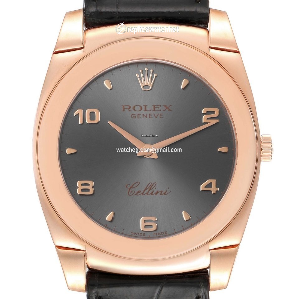 Rolex Cellini Mens watch Unisex Rose gold Manual winding 5330