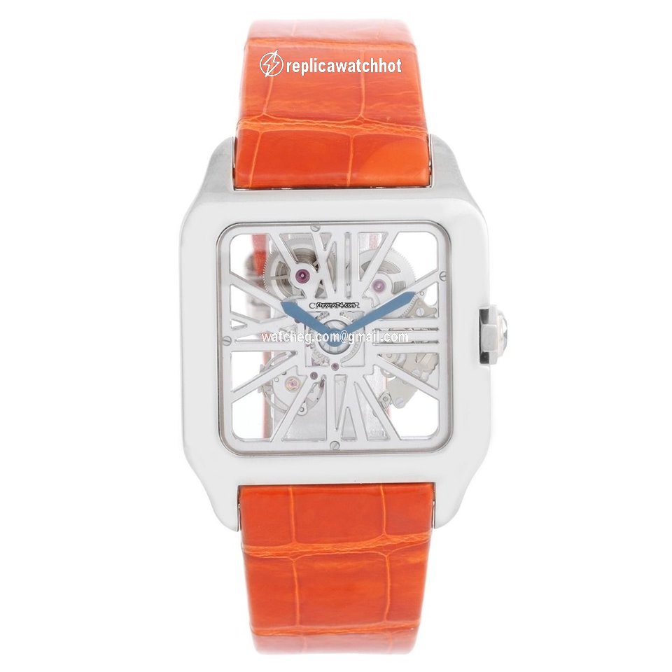 Cartier Santos Dumont Mens watch Unisex White gold W2020033