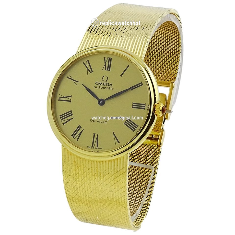 Omega De Ville Mens watch Unisex Automatic Yellow gold 7284 159