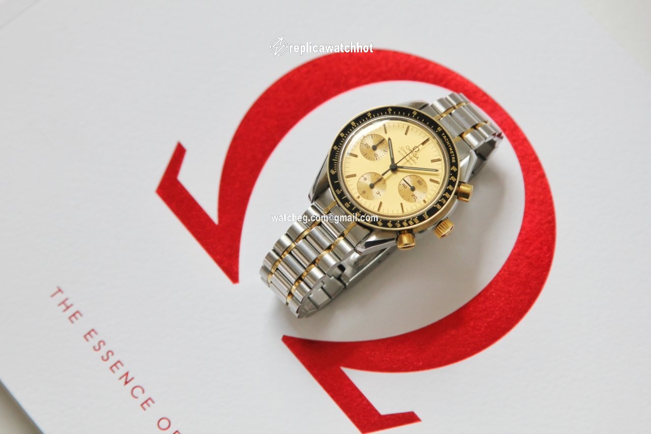 Omega Speedmaster Mens watch Unisex Automatic Gold Steel 3310.10