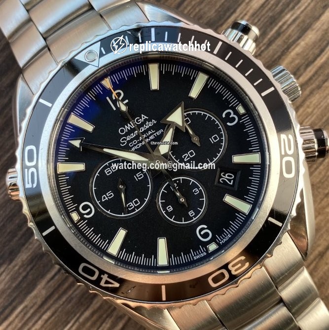 Omega Seamaster Planet Ocean Chronograph Mens watch Unisex Automatic Steel 2210.50.00