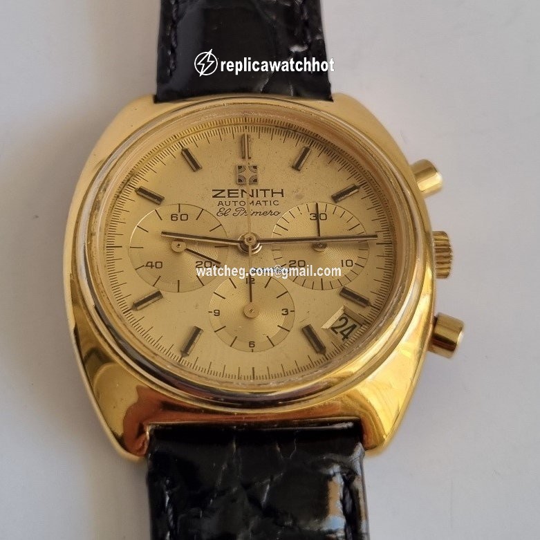 Zenith El Primero Chronograph Mens watch Unisex Automatic Gold Steel 20.0210.415