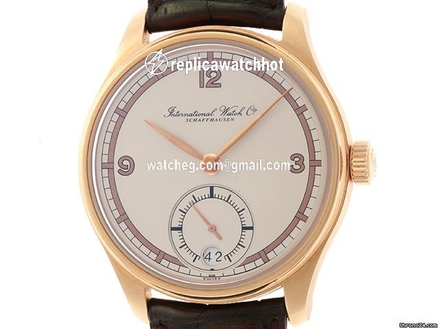 IWC Portuguese Hand-Wound Mens watch Unisex Manual winding Red gold IW510206
