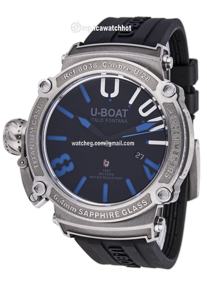 U-Boat Classico Mens watch Unisex Automatic Titanium UB8038