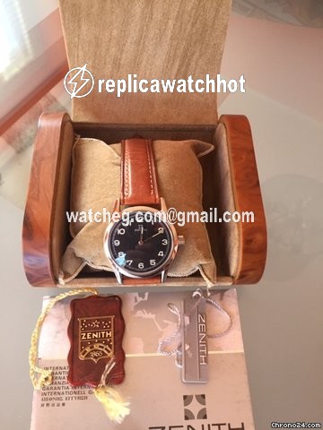 Zenith Pilot Mens watch Unisex Manual winding Steel 010270180