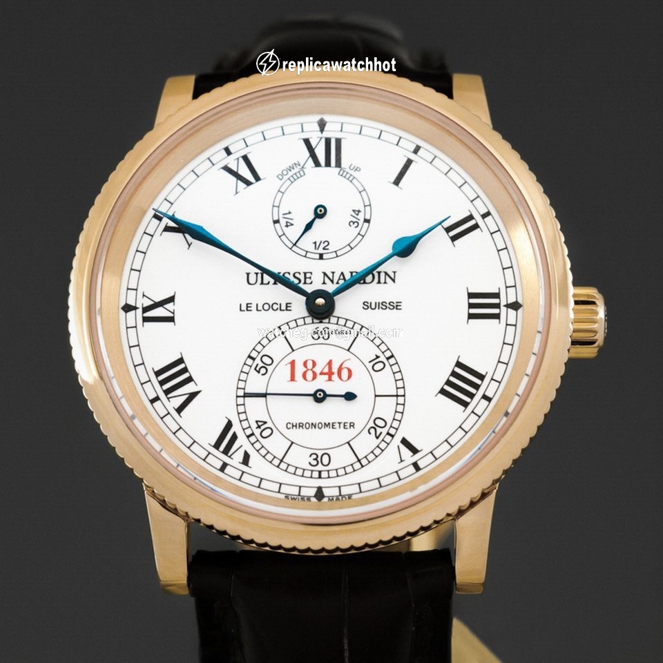 Ulysse Nardin Mens watch Unisex Automatic Rose gold 266-22