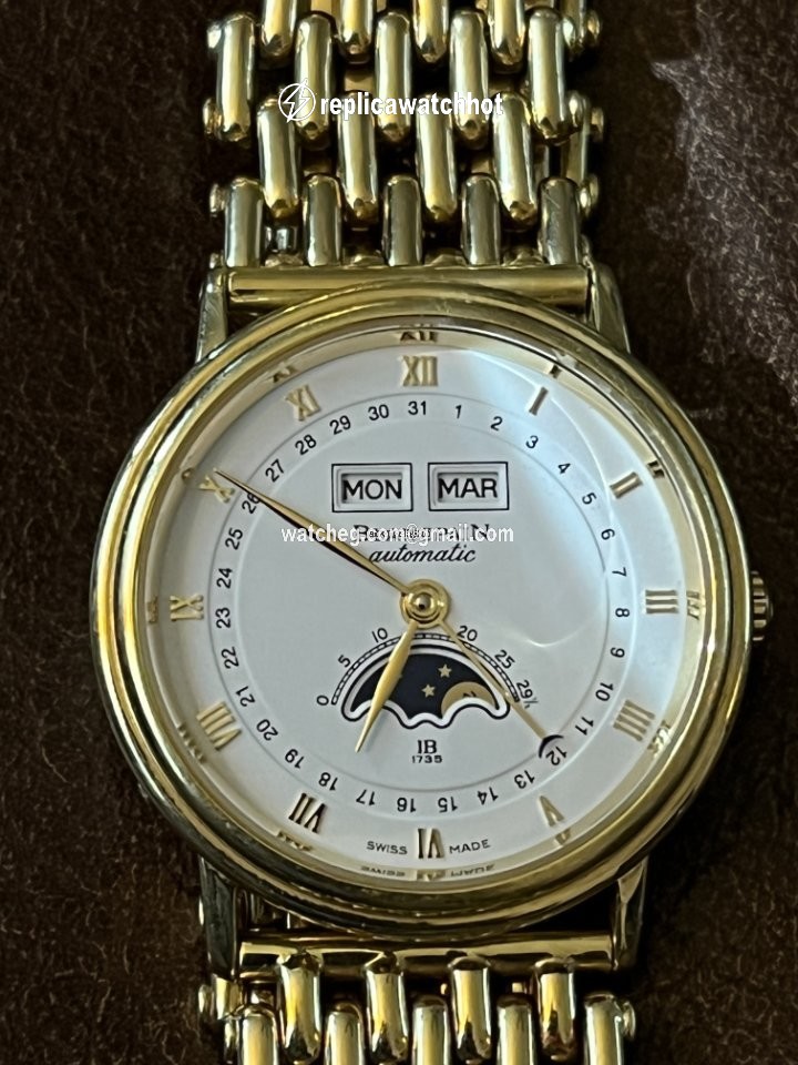 Blancpain Villeret Quantieme Complet Mens watch Unisex Automatic Yellow gold 6264-3642-55B