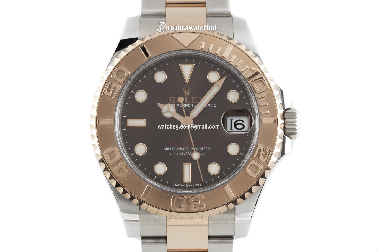 Rolex Yacht-Master 37 Mens watch Unisex Gold Steel Automatic 268621