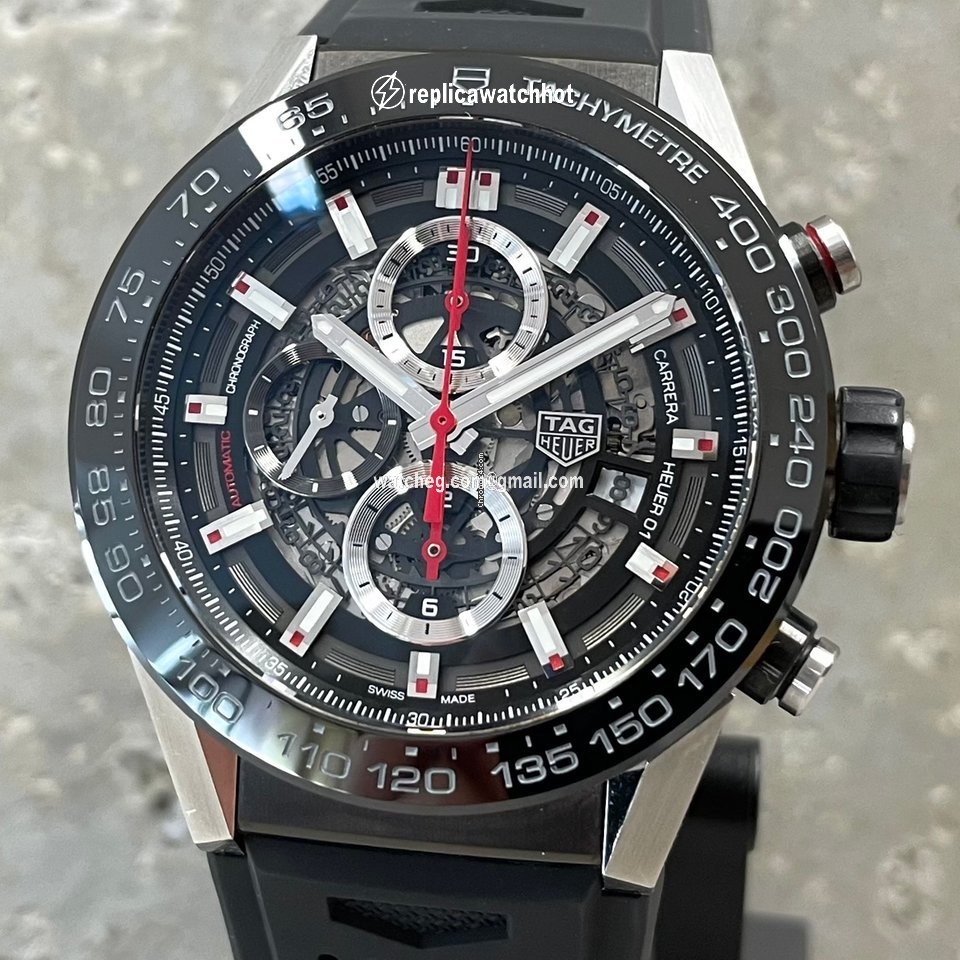 TAG Heuer Carrera Calibre HEUER 01 Mens watch Unisex Automatic Steel CAR2A1Z-0