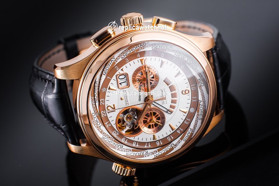 Zenith Mens watch Unisex Automatic Rose gold 18 0520 4037