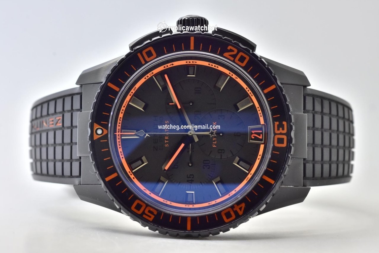 Zenith El Primero Stratos Flyback Mens watch Unisex Automatic Ceramic 24.2064.405 24.R517