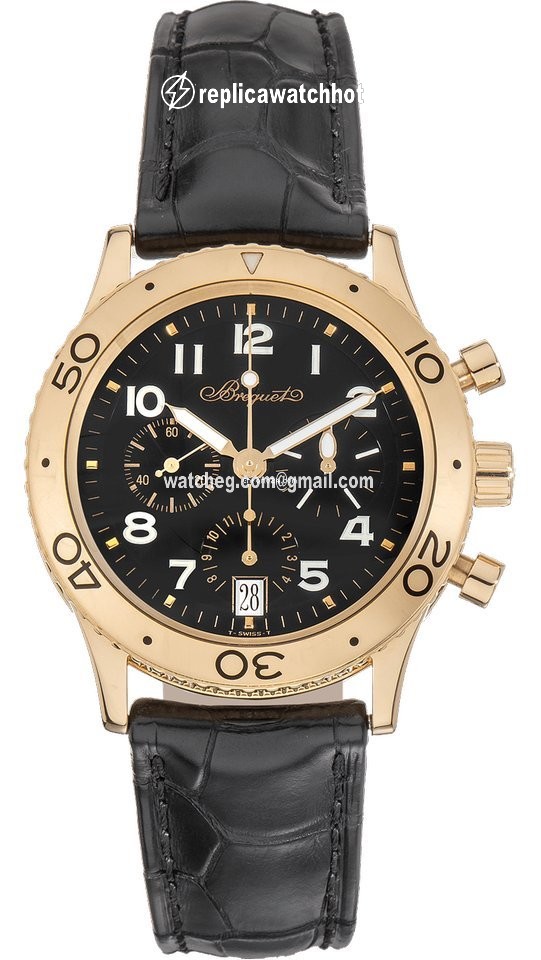 Breguet Type XX - XXI - XXII Mens watch Unisex Automatic Yellow gold 3820BA D2 3W6