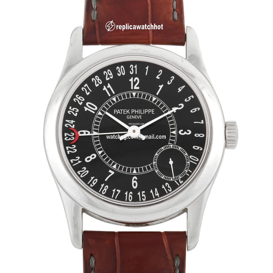 Patek Philippe Calatrava Mens watch Unisex Automatic White gold 6000G