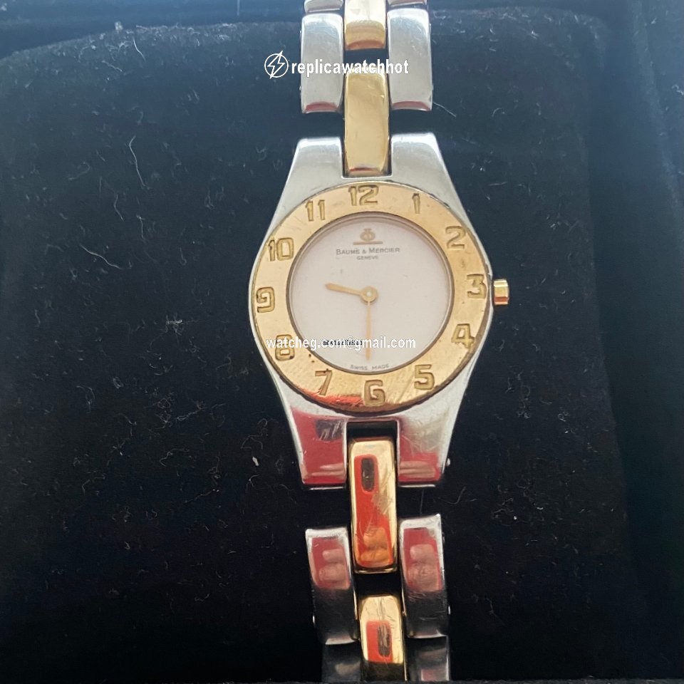 Baume & Mercier Linea Womens watch Quartz Gold Steel MV045203