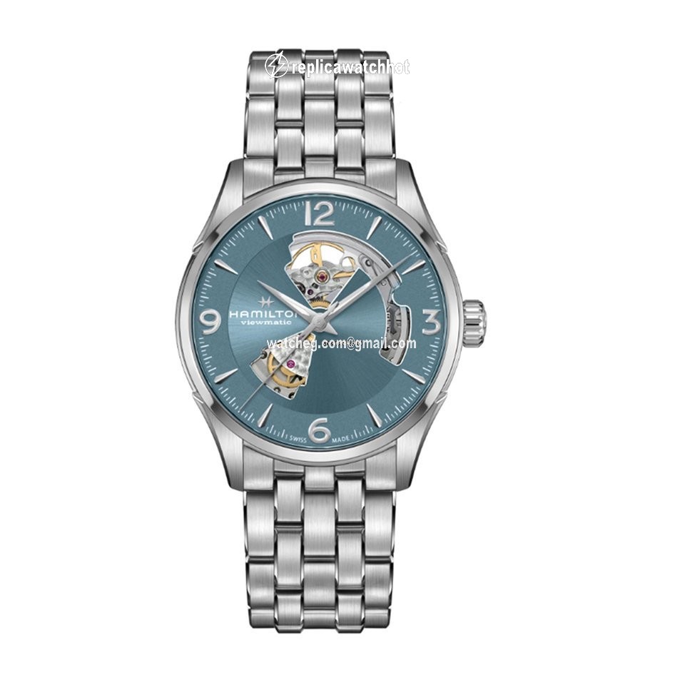 Hamilton Jazzmaster Open Heart Mens watch Unisex Quartz Steel H32705142