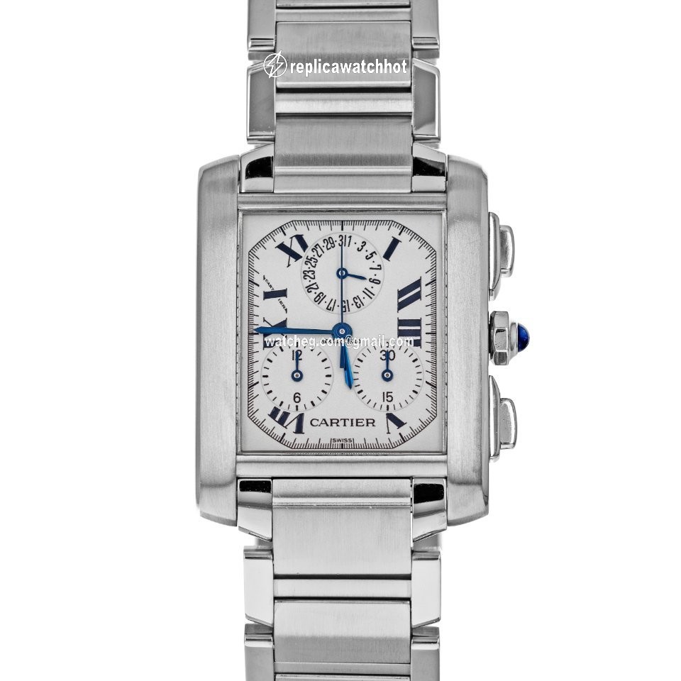 Cartier Tank Francaise Mens watch Unisex Quartz Steel W51001Q3  2303