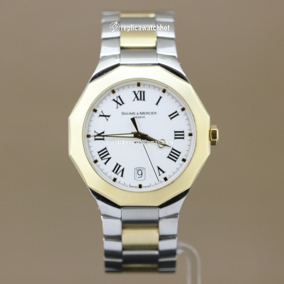 Baume & Mercier Riviera Mens watch Unisex Quartz Gold Steel Baume & Mercier Riviera