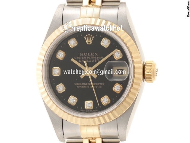 Rolex Lady-Datejust Womens watch Gold Steel Automatic 79173G