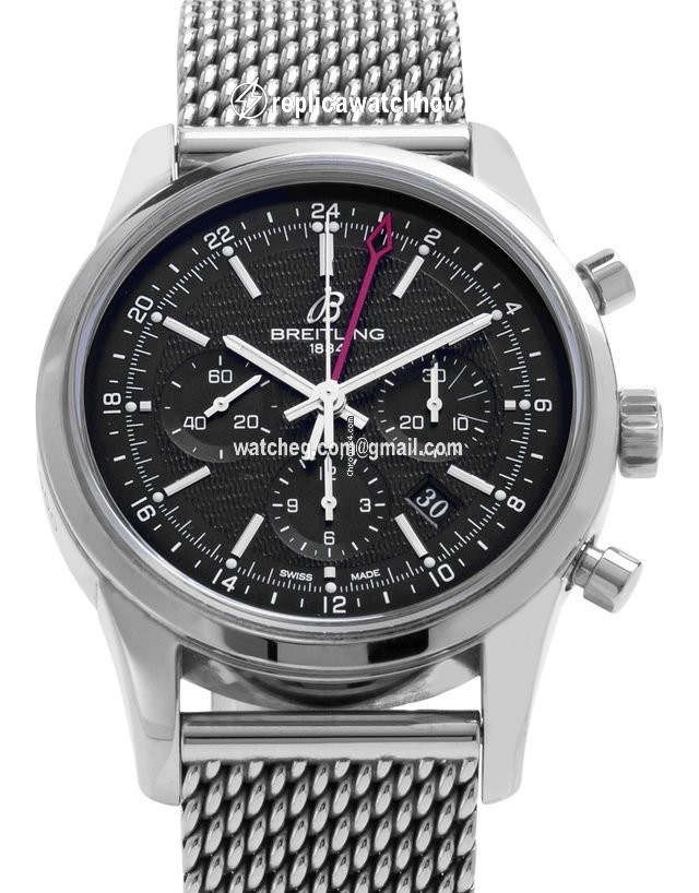 Breitling Transocean Chronograph GMT Mens watch Unisex Automatic Steel AB045112.BC67.154A