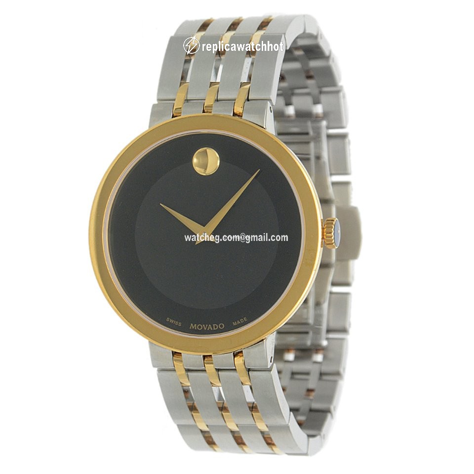 Movado Esperanza Mens watch Unisex Quartz Gold Steel 0607058