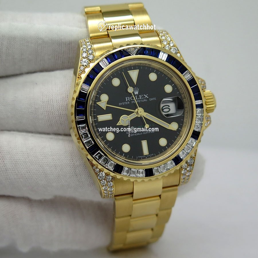 Rolex GMT-Master II Mens watch Unisex Yellow gold Automatic 116758