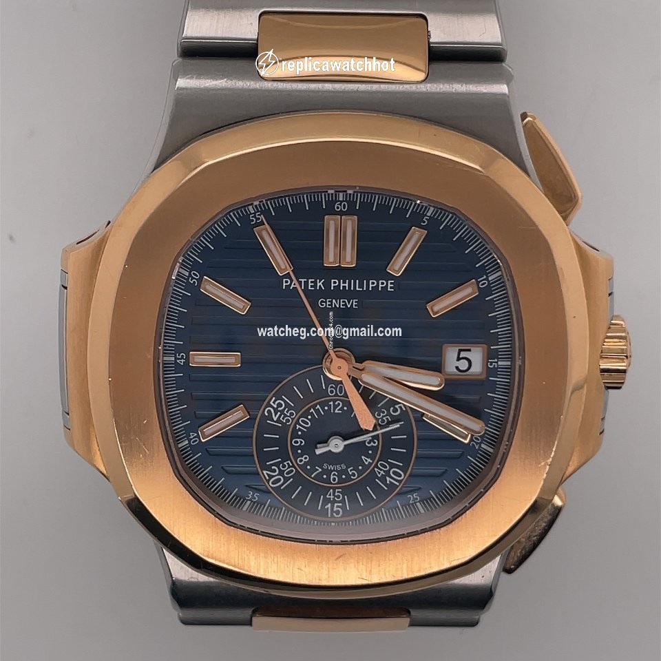 Patek Philippe Nautilus Mens watch Unisex Automatic Gold Steel 5980 1AR-001