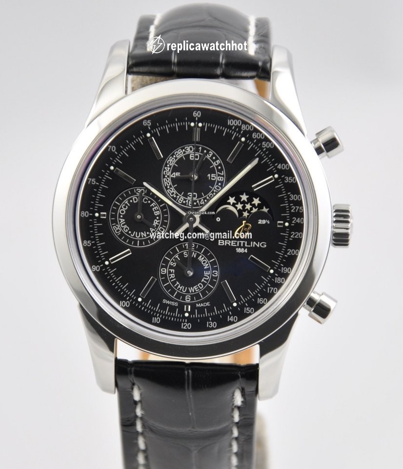 Breitling Transocean Chronograph 1461 Mens watch Unisex Automatic Steel A1931012 BB68