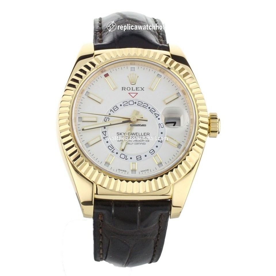 Rolex Sky-Dweller Mens watch Unisex Yellow gold Automatic 326138