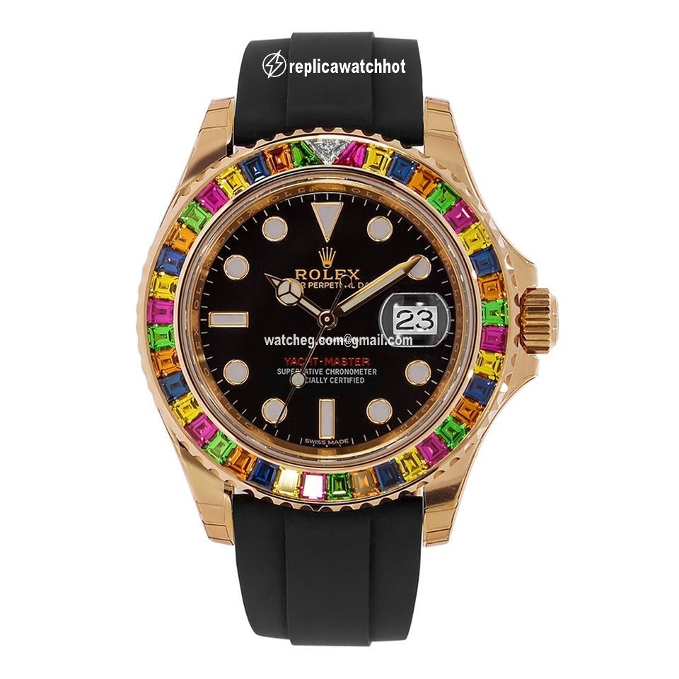 Rolex Yacht-Master 40 Mens watch Unisex Rose gold Automatic 116695SATS