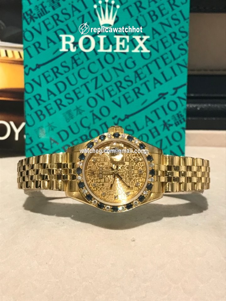 Rolex Lady-Datejust Womens watch Yellow gold Automatic 69198