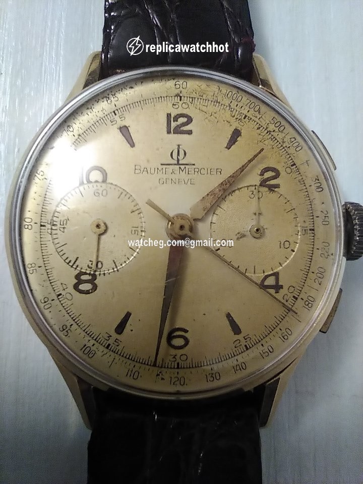 Baume & Mercier Mens watch Unisex Manual winding Yellow gold 3901