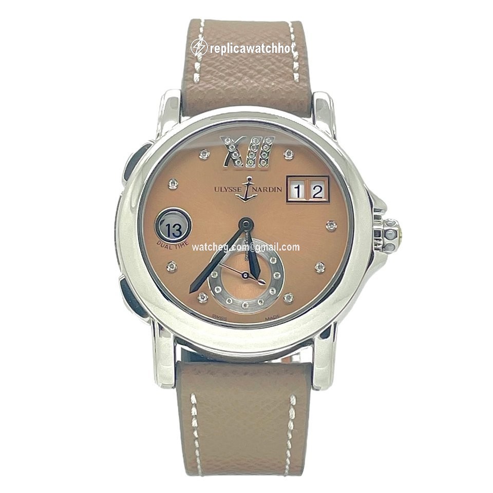 Ulysse Nardin Dual Time Womens watch Automatic Steel 243-22 30-09