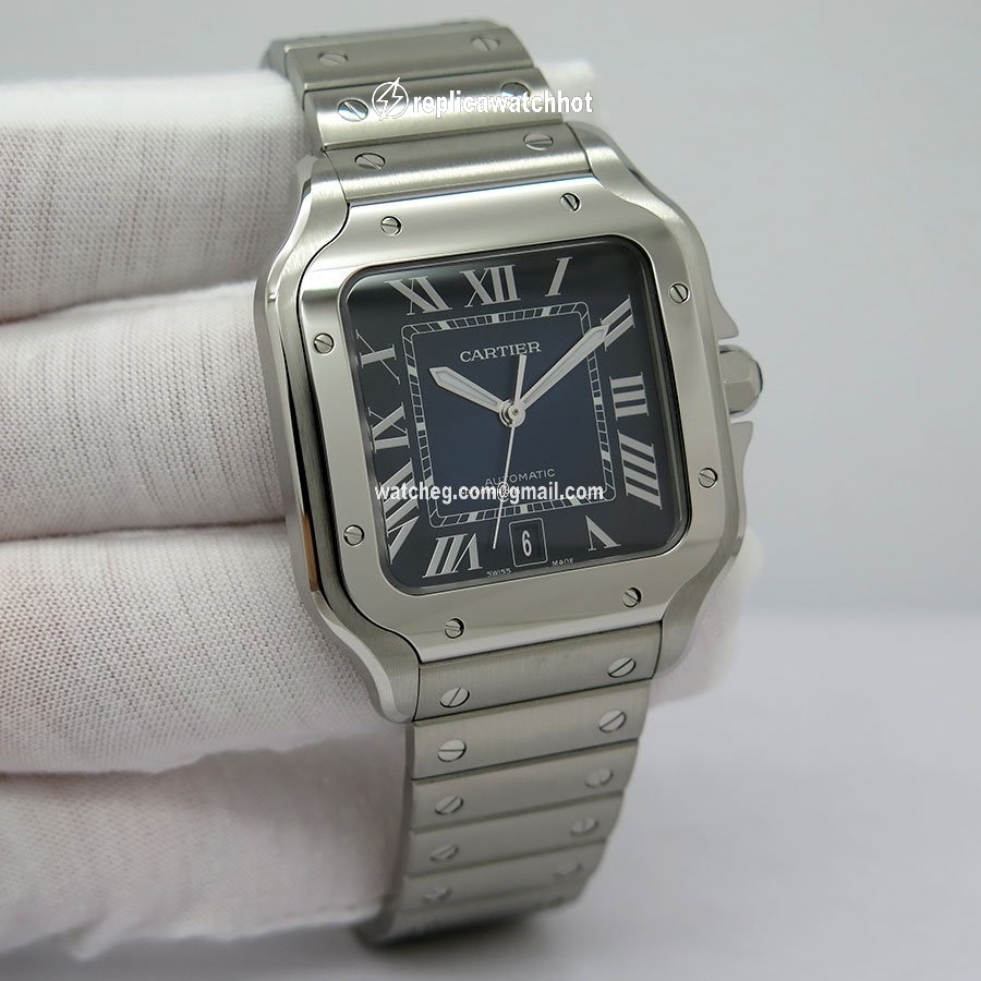 Cartier Santos Mens watch Unisex Automatic Steel WSSA0013