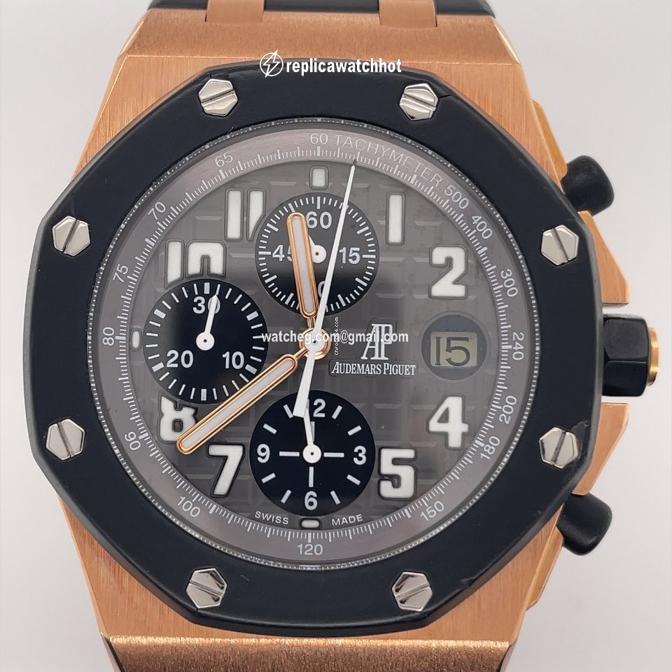 Audemars Piguet Royal Oak Offshore Chronograph Mens watch Unisex Automatic Rose gold 26178OK.OO.D002CA.01