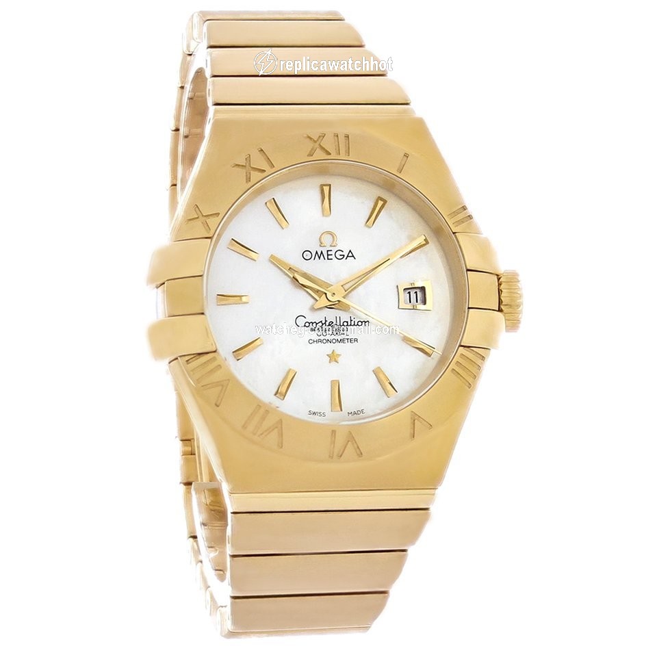 Omega Constellation Ladies Womens watch Automatic Yellow gold 123.50.31.20.05.002