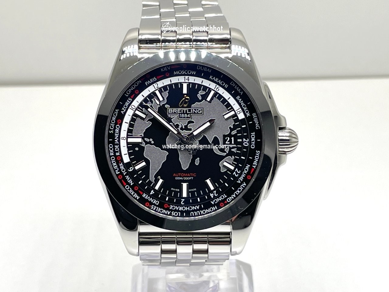 Breitling Galactic Unitime Automatic Steel WB3510U4