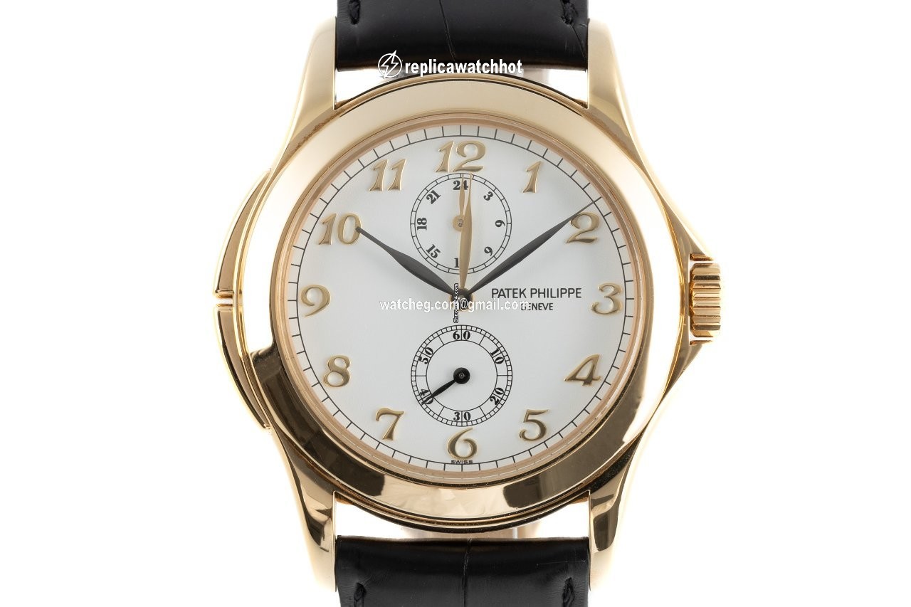 Patek Philippe Travel Time Mens watch Unisex Manual winding Yellow gold 5134