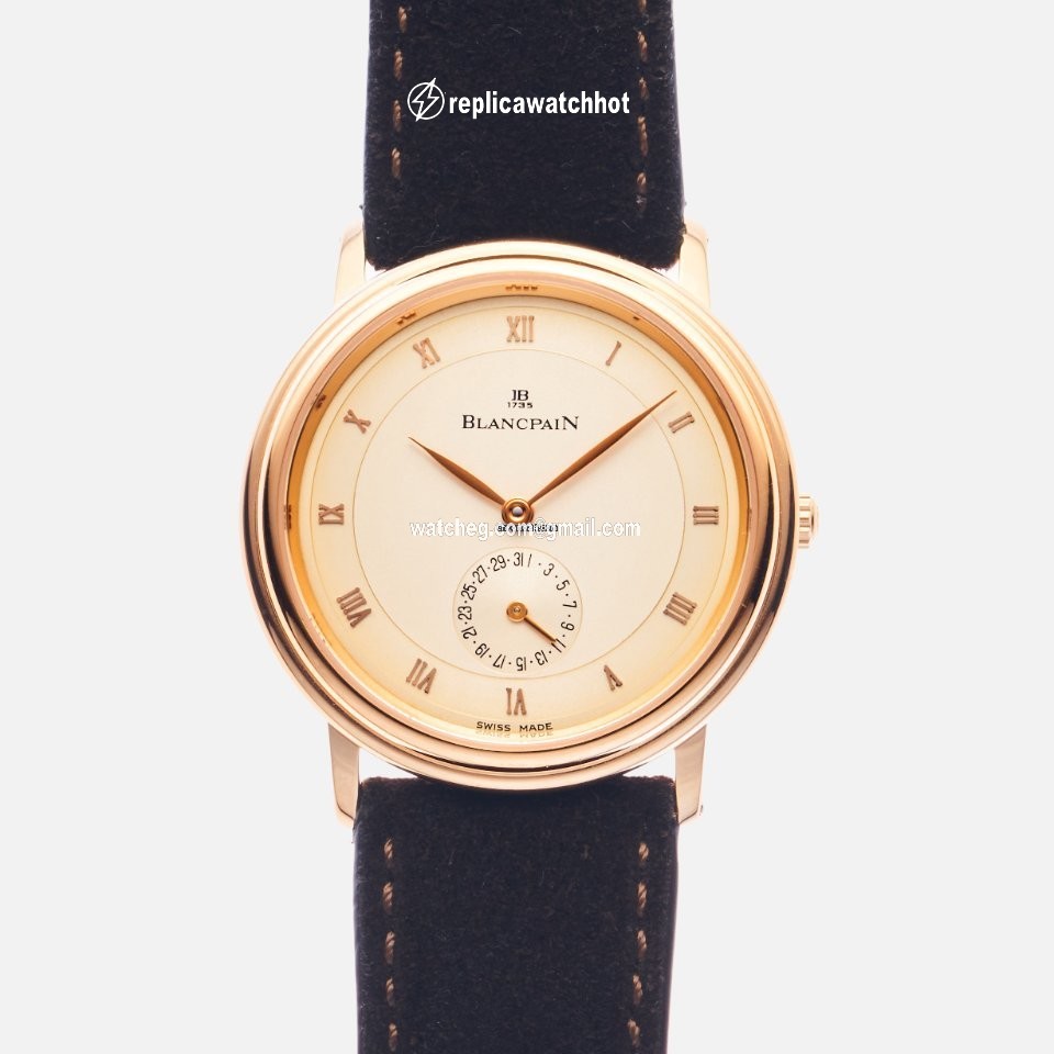 Blancpain Villeret Mens watch Unisex Manual winding Rose gold 4795