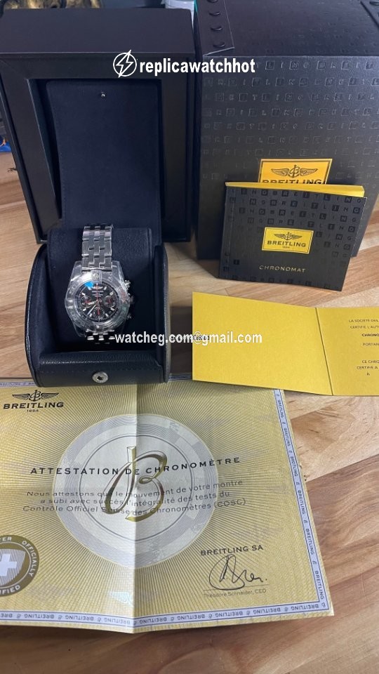 Breitling Chronomat 41 Mens watch Unisex Automatic Steel AB014112 BB47 378A