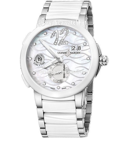 Ulysse Nardin Executive Dual Time Lady Mens watch Unisex Automatic Steel 243-10-7 691