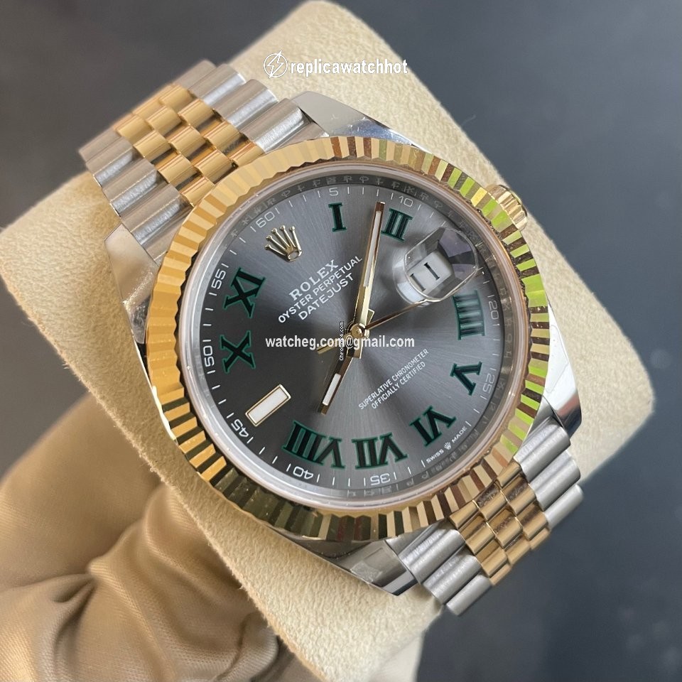 Rolex Datejust 41 Mens watch Unisex Gold Steel Automatic 126333-0019