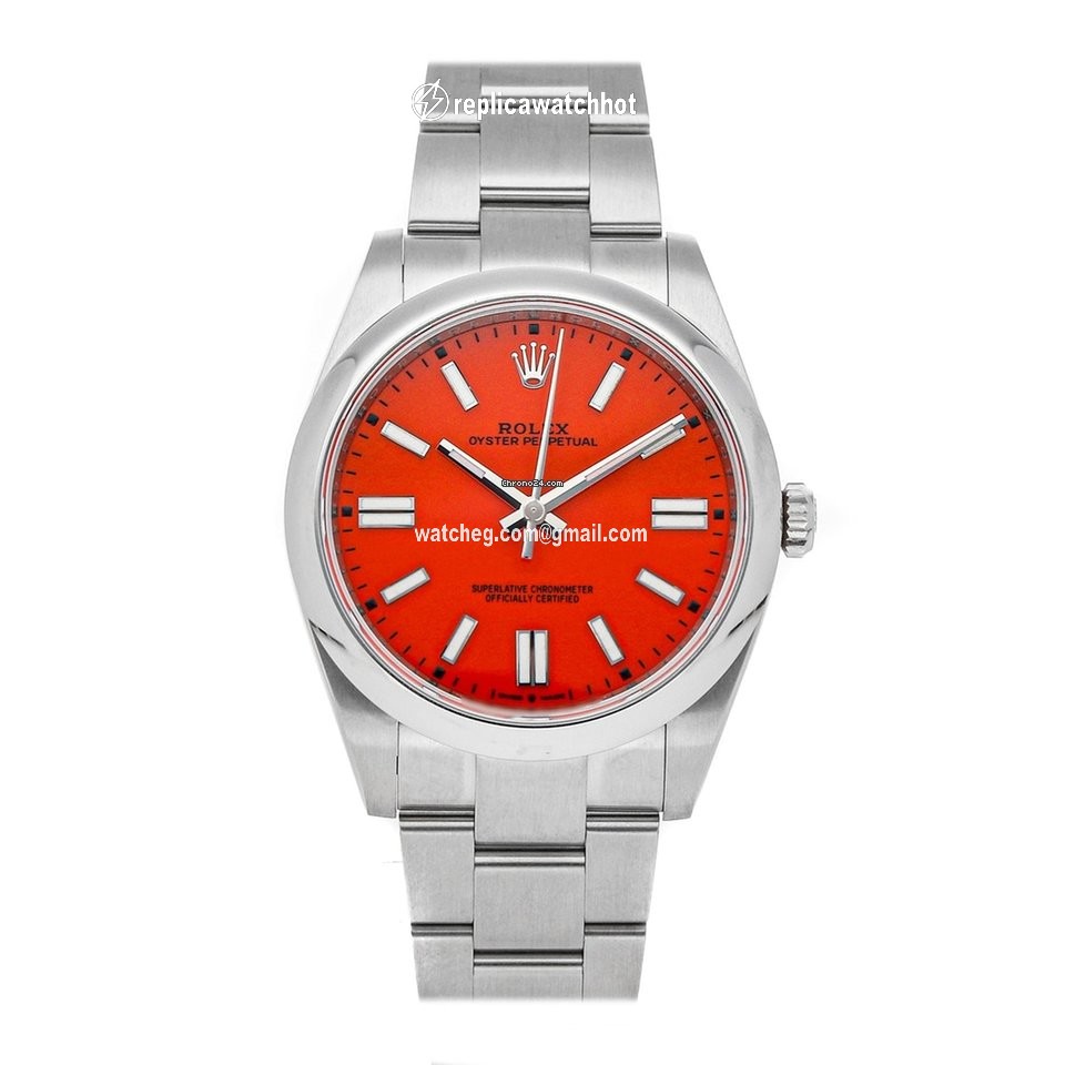 Rolex Oyster Perpetual 41 Mens watch Unisex Steel Automatic 124300-0007